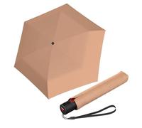 Knirps U.200 - Parapluie de pluie automatique ultra léger en pêche - Ouverture/fermeture automatique par une touche, testé en soufflerie, auvent de 94 cm, cadre en fibre de verre d'aluminium