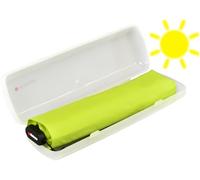Knirps US.050 Parapluie de poche ultra léger avec protection UV dans un étui - Vert citron