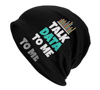 Knit Cap Parlez-Moi des Données Stretchy Beanie Knit Anti-Odeurs Skull Casquette pour Ski Hiver Sport