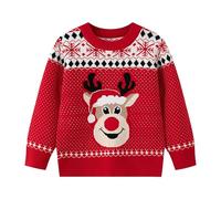 Knit Crew Neck Pull Fille, Pull Enfant 8 Ans Garçon, Tricot Coupe Ample Respirant Grande Taille Chandail Hiver Chaud Confort Manches Longues Hauts Pour Enfant Mode Et Loisirs Col Rond Basique Pullover