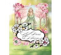 Knit Dress in Bloom: High-Fashion Spring Knits Surrounded by Blossoming Flowers - A Sophisticated Coloring Collection