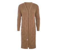 Knit Factory - Bobby Long Cardigan Tricoté - Nude - 42/44