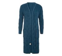 Knit Factory - Bobby Long Cardigan Tricoté - Petrol - 42/44