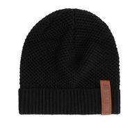 Knit Factory - Bonnet Jazz - Noir - Hiver - Unisexe - Tricoté - One Size - 30% Laine, 70% Acrylique