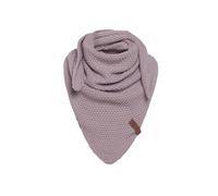 Knit Factory - Coco Châle Tricoté Junior - Foulard Triangle - Foulard femme pour l’automne et l’hiver - Écharpe pour fille de 5 à 12 ans - Fabriqué en Europe - Mauve - 140x60 cm