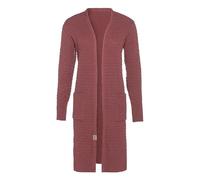Knit Factory - Jaida Cardigan Tricoté Long - Stone Red - 42/44