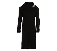 Knit Factory - Jamie Robe Pull | Robe pull femme en maille avec de la laine - Automne-hiver - Manches longues - Col montant - Longueur genou