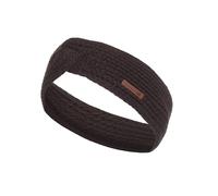 Knit Factory - Joy Bandeau Tricoté - Marron Foncé - One Size