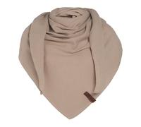 Knit Factory - Liv Châle - Foulard femme - Écharpe femme - Foulard triangle en mousseline - Pour le printemps et l’été - 100% Coton biologique - Lin - 190x85 cm