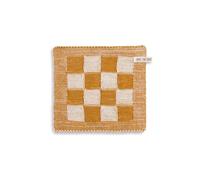 Knit Factory - Manique Block - Ecru/Ocre - 23x23 cm