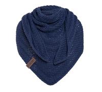 Knit Factory - Sally Châle Tricoté - Foulard Triangle - Foulard femme pour l’hiver - Écharpe Femme - Châle Femme - 100% Fabriqué en Europe - Capri - 220x85 cm
