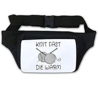 Knit Fast Die Young Live Fast Die Young Sac banane parodie Young Blanc