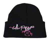 Knit Lil Peep Chapeau Brodé Chapeau Crybaby Imprimer Bonnet Réglable