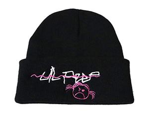 Knit Lil Peep Chapeau Brodé Chapeau Crybaby Imprimer Bonnet Réglable