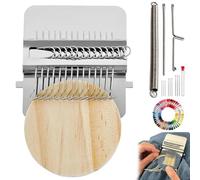knit patch darning loom kit,mini metier a tisser(A) | Mini Métier à Repriser à 14 Crochets,Mini Loom Kit De Réparation de Vêtements et Knit Patch Outil de Reprise avec 36 Fils