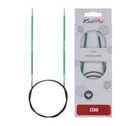 KnitPro 100 cm x 3 mm en Aluminium Fixe Aiguilles à Tricoter circulaires-Zing-Vert