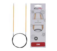 KnitPro Aiguilles à tricoter circulaires Zing 2,25 mm aluminium fixes dorées