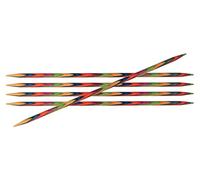 Knit Pro Jeu de L'Aiguille, Symfonie, 15 cm Longueur, Bois, 2,5 3,0 3,5 4,0 4,5 au Choix - 2.5