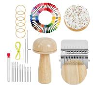 Knit Repair Patch, Quick Mending Kit, Compact Portable Weaving Set, Fabric Craft Sewing Tool, Clothing Repair Patch System, Knit Mending Supplies for Beginners Tailors Families