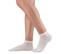Knitido Dr. Foot® Silver Protect Chaussettes à orteils antimicrobiennes avec fils d'argent pour homme et femme, contre la transpiration et les infections fongiques, taille : 39-42, couleur : gris