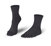 KNITIDO Essentials Midi, chaussettes à orteils classiques en coton moelleux, pointure:43-46, Coleur:Charcoal (815)