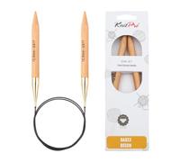 KnitPro 150 cm x 12 mm Basix Aiguilles circulaires Fixes en Bouleau