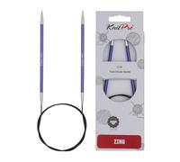 KnitPro 150 cm x 4,50 mm Aluminium Fixe Aiguilles à Tricoter circulaires-Zing-Violet