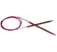 KnitPro 150 cm x 6,5 mm Cubics Aiguilles circulaires Fixes en Palissandre