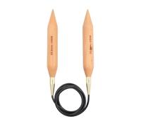 KnitPro 150 x 25 mm-Basix Aiguilles circulaires Fixes en Bouleau, Beige