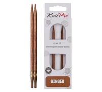 KnitPro 31206 Ginger Pointe à aiguilles, bois, naturel/marron, 4,5 mm