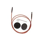 KnitPro 31295 Ginger Corde à aiguiser en Nylon Naturel, Natur/Braun, 126 cm