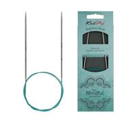 KnitPro 36052 Mindful Aiguille à tricoter circulaire Bleu sarcelle 2,25 mm 40 cm