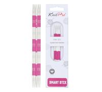 KnitPro K42005 SmartStix Jeu d'aiguilles en métal, Coloré, 14cm, 3mm