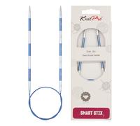 KnitPro 42067 SmartStix Aiguille à tricoter circulaire, métal, Multicolourede, 60 cm, 3,5 mm