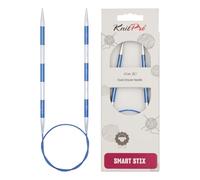 KnitPro Aiguille à tricoter circulaire SmartStix K42070, métal, multicolore, 60 cm, 4,5 mm