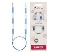 KnitPro K42072 42072 SmartStix Aiguille à Tricoter Circulaire, métal, Multicolore, 60 cm, 5,5 mm, Coloré, 60cm, 5,5mm