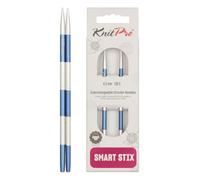 KnitPro 42125 SmartStix Pointe à Aiguilles, métal, Multicolore, 4 mm, Coloré, 4mm