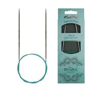 KnitPro Aiguille Circulaire Mindful 2,75 mm 60 cm, Bleu-Vert