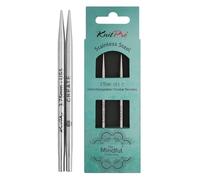 KnitPro Aiguille Conseils, Acier inoxydable, Argent, Un Taille