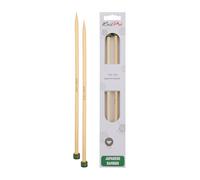 KnitPro Aiguilles à tricoter en bambou Marron 6,5 mm