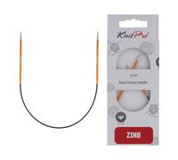 KnitPro Aiguilles à tricoter fixes Zing - Épingles à tricoter circulaires 22,5 cm x 2,25 mm