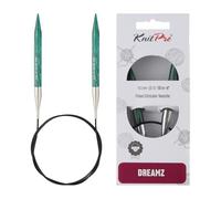 KnitPro Aiguilles coniques pour tricot circulaire avec tous types de fils, bleu, 100 cm x 10 mm