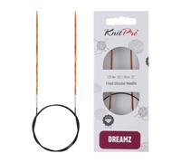 KnitPro Aiguilles coniques pour tricot circulaire avec tous types de fils, orange, 80 cm x 2,25 mm