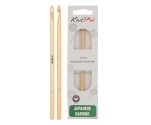 KnitPro - Bamboo Fin (6,00 mm) Crochet Crochet - 1 Count
