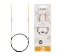 KnitPro Basix Aiguilles à Tricoter circulaires Fixe épingles, Bouleau, Multicolore, 150 cm x 2,50 mm