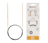 KnitPro Basix Aiguilles à Tricoter circulaires Fixe épingles, Bouleau, Multicolore, 40 cm x 2,00 mm