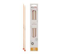 KnitPro Basix Aiguilles à Tricoter Simple, Bouleau, Multicolore, 25 cm x 3,50 mm