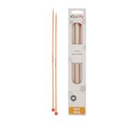 KnitPro Basix Aiguilles à Tricoter Simple, Bouleau, Multicolore, 25 cm x 3,75 mm