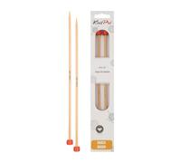 KnitPro Basix Aiguilles à Tricoter Simple, Bouleau, Multicolore, 40 cm x 4,50 mm