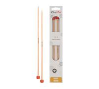 KnitPro Basix Aiguilles à Tricoter Simple, Bouleau, Multicolore, 40 cm x 4 mm